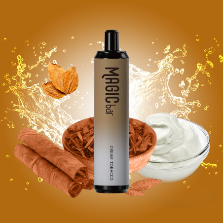 Magic Bar 4000 Puffs - Cream Tobacco - 0% Nicotine