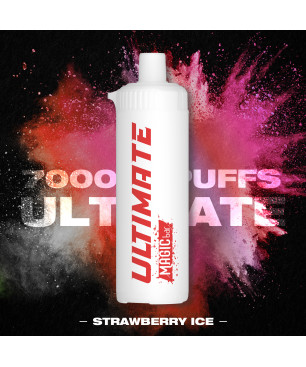 Magic Bar ULTIMATE 7000 Puffs - Strawberry Ice - 0% Nicotine