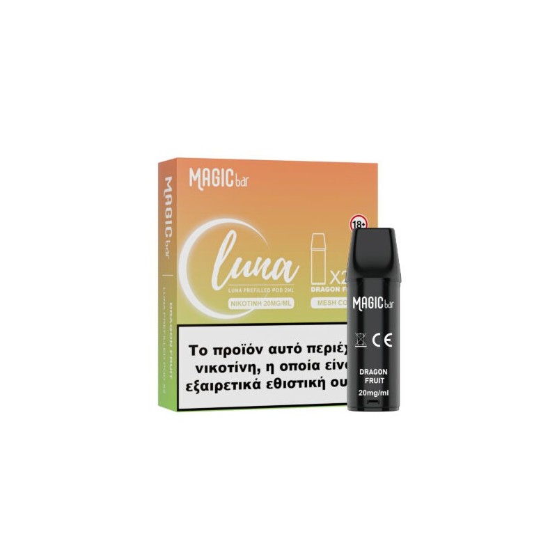 Magic Bar Luna Prefilled Pod – Dragon Fruit 2% Magic Bar Luna Prefilled Pod – Dragon Fruit 2%