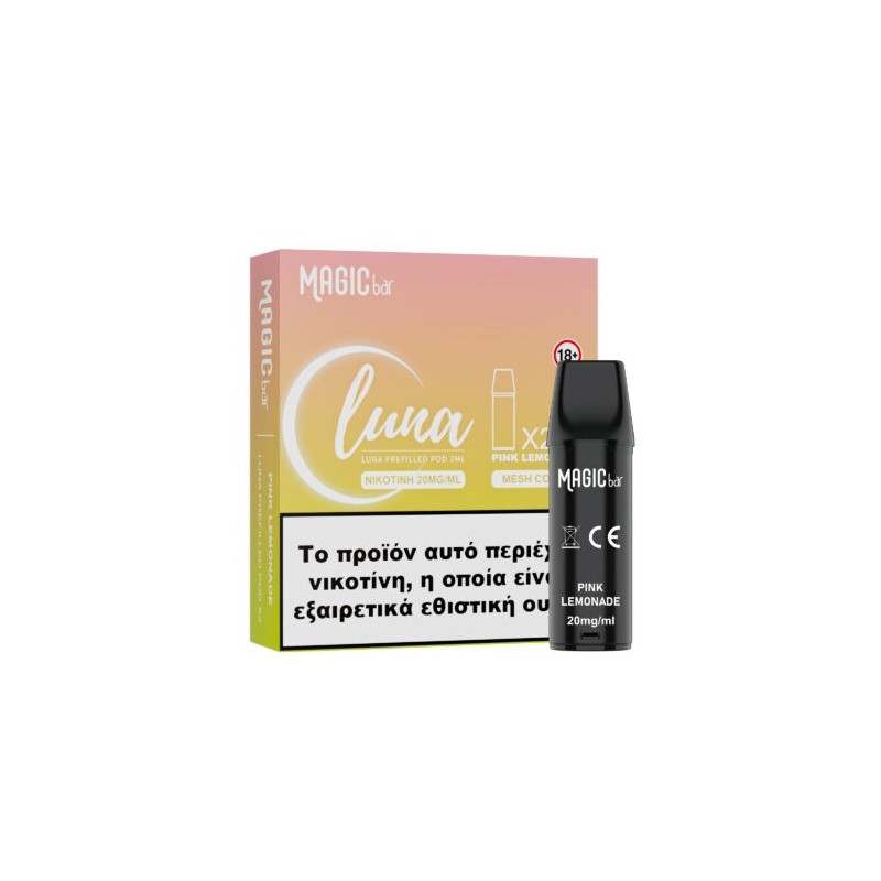Magic Bar Luna Prefilled Pod – Pink Lemonade 2% Magic Bar Luna Prefilled Pod – Pink Lemonade 2%