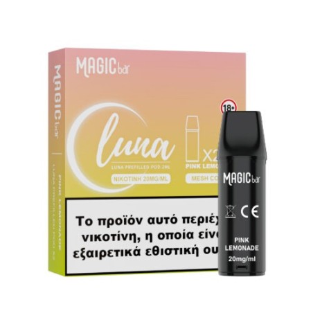 Magic Bar Luna Prefilled Pod – Pink Lemonade 2%