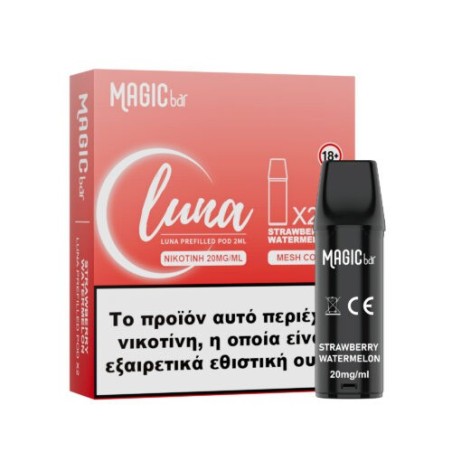 Magic Bar Luna Prefilled Pod – Strawberry Watermelon 2%