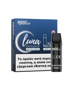 Magic Bar Luna Prefilled Pod – Black Magic 2%