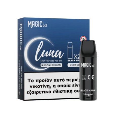 Magic Bar Luna Prefilled Pod – Black Magic 2%