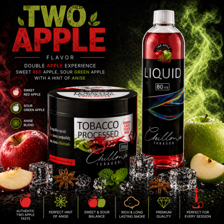 Chillma 250gr - Two Apple ( Διπλό Μήλο & Γλυκάνισος )