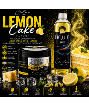 Chillma 500gr - Lemon Cake ( Κέικ Λεμόνι )