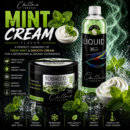Chillma 500gr - Mint Cream ( Κρεμώδης Μέντα )