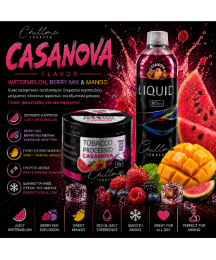 Chillma 500gr - Casanova ( Καρπούζι, Berry Mix & Μάνγκο )