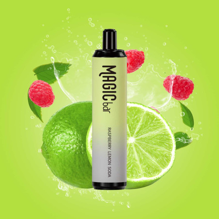 Magic Bar 4000 Puffs - Raspberry Lemon Soda - 0% Nicotine