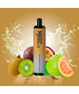 Magic Bar 4000 Puffs - Kiwi Passionfruit Guava - 0% Nicotine