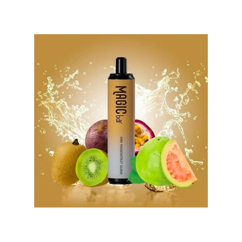 Magic Bar 4000 Puffs - Kiwi Passionfruit Guava - 0% Nicotine