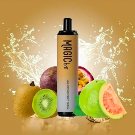 Magic Bar 4000 Puffs - Kiwi Passionfruit Guava - 0% Nicotine