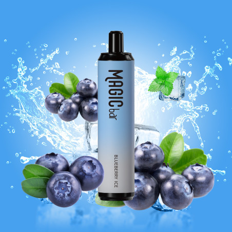 Magic Bar 4000 Puffs - Blueberry Ice - 0% Nicotine